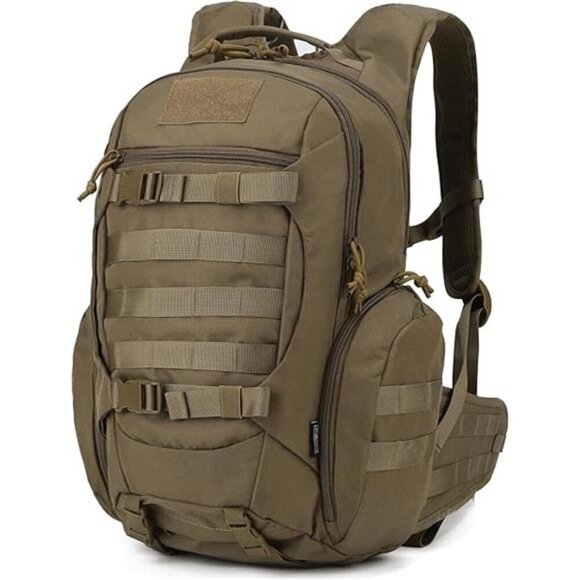 Tactical Backpack 28L Molle Hiking Motorcycle Survival Gear Bag with Straps - Picture 8 of 8